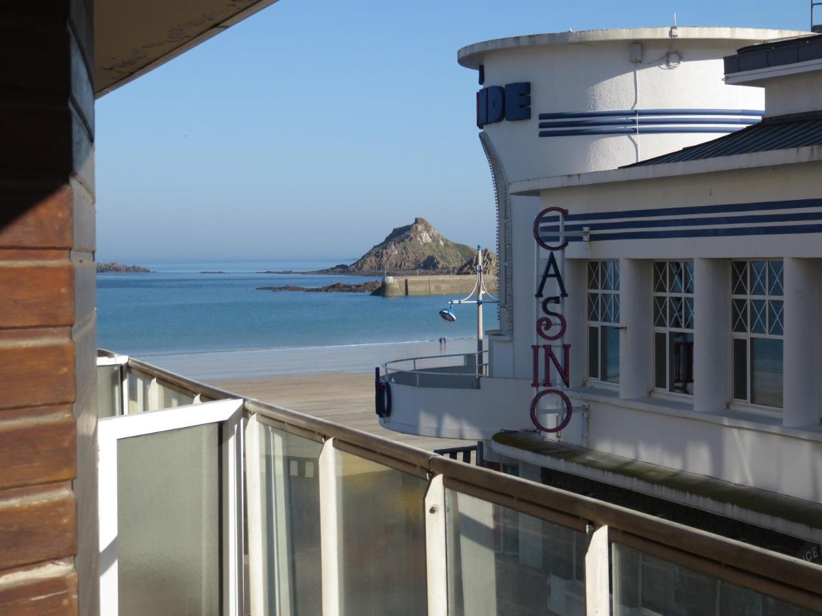 Les Bains Studio Vue Mer Pleneuf-Val-Andre Exteriör bild