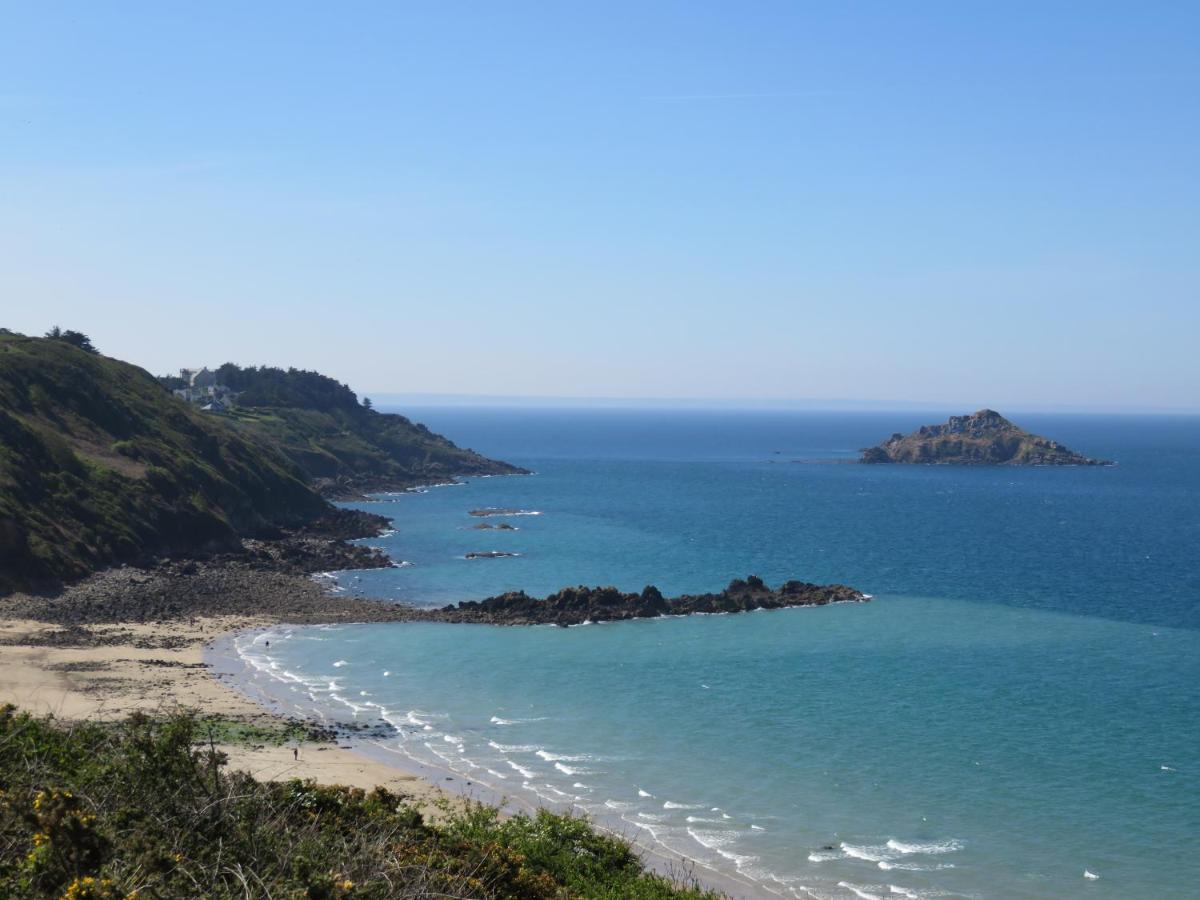 Les Bains Studio Vue Mer Pleneuf-Val-Andre Exteriör bild