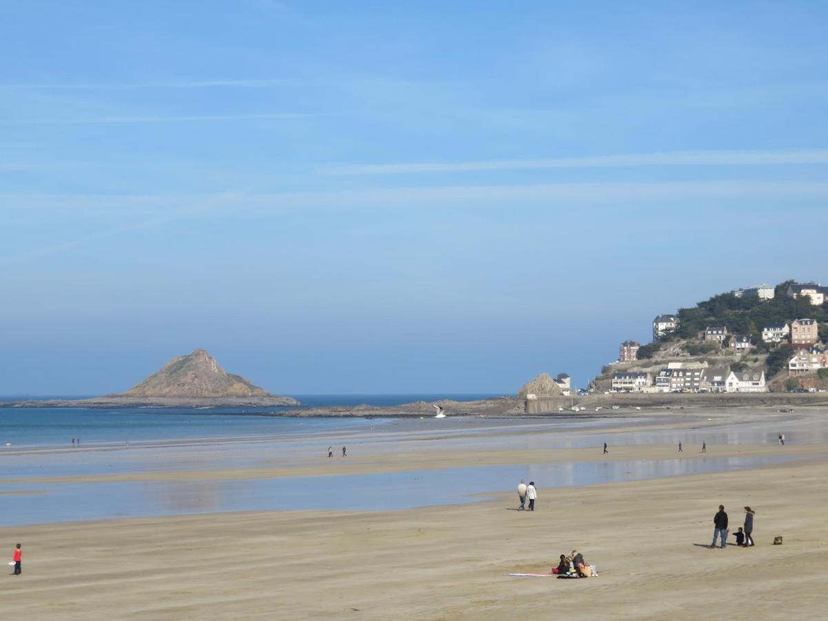 Les Bains Studio Vue Mer Pleneuf-Val-Andre Exteriör bild