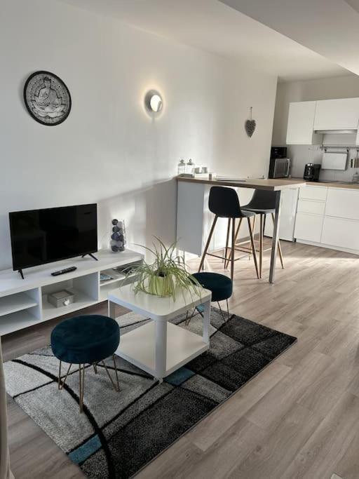 Les Bains Studio Vue Mer Pleneuf-Val-Andre Exteriör bild