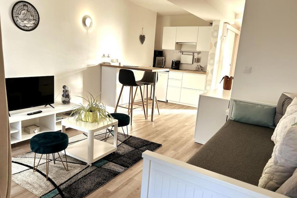 Les Bains Studio Vue Mer Pleneuf-Val-Andre Exteriör bild